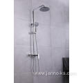 Chrome Brass Bathroom Rainfall Shower Faucet Mixer Tap